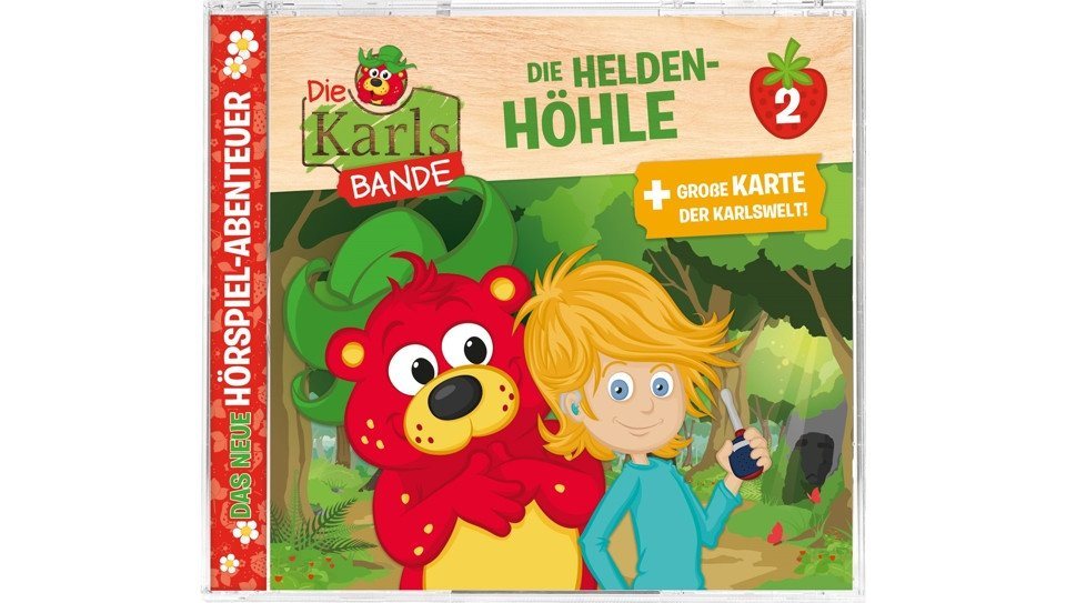 Kiddinx Hörspiel-CD Die Karls Bande - Die Helden-Höhle, 1 Audio-CD von Kiddinx