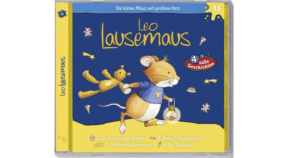 Kiddinx Hörspiel-CD Leo Lausemaus F.13 - lässt sich nicht ärgern von Kiddinx