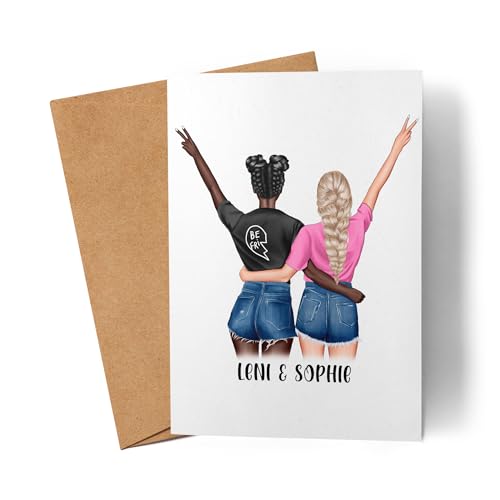 Kiddle-Design Beste Freundin Karte Personalisiert Geschenk für Freundinnen BFF Schwester Mutter zum selbst gestalten Lieblingsmensch Best Friend Geburtstagskarte Kiddle-Design Beste Freundin Karte Personalisiert Geschenk für Freundinnen BFF Schwester Mutter zum selbst gestalten Lieblingsmensch Best Friend Geburtstagskarte von Kiddle-Design