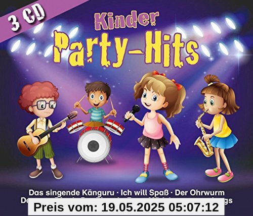 Kinder Party-Hits (3er CD) von Kiddy Club