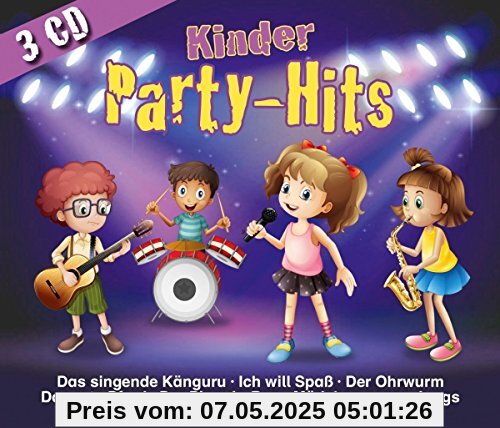 Kinder Party-Hits (3er CD) von Kiddy Club