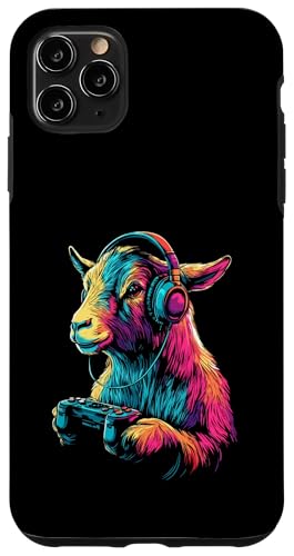 Goat Lovers Gaming Kopfhörer Design Lustige Ziege Hülle für iPhone 11 Pro Max von Kids Goat Designs
