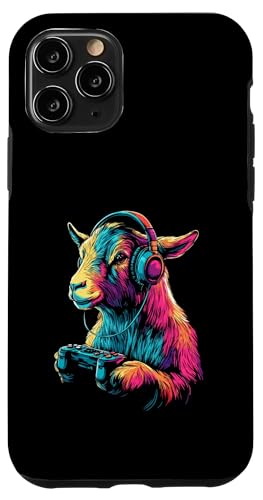 Goat Lovers Gaming Kopfhörer Design Lustige Ziege Hülle für iPhone 11 Pro von Kids Goat Designs