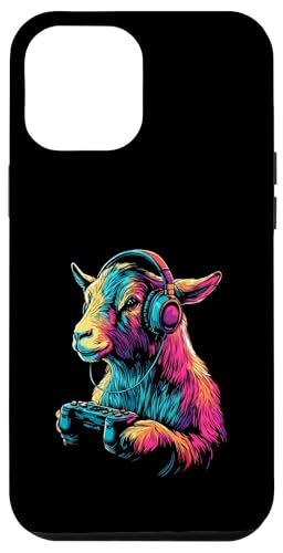 Goat Lovers Gaming Kopfhörer Design Lustige Ziege Hülle für iPhone 12 Pro Max von Kids Goat Designs