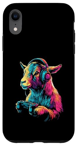 Goat Lovers Gaming Kopfhörer Design Lustige Ziege Hülle für iPhone XR von Kids Goat Designs