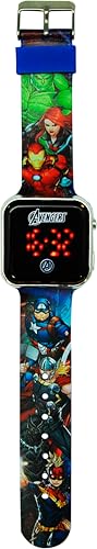 Kids Euroswan-AVG4706 Avengers LED-Uhr, Mehrfarbig (AVG4706) von Kids Licensing
