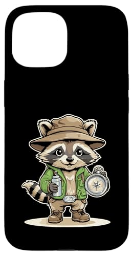 Niedlicher Wanderwaschbär Kawaii Tiere Kinder Hülle für iPhone 15 Niedlicher Wanderwaschbär Kawaii Tiere Kinder Hülle für iPhone 15 von Kids Pets And Animals