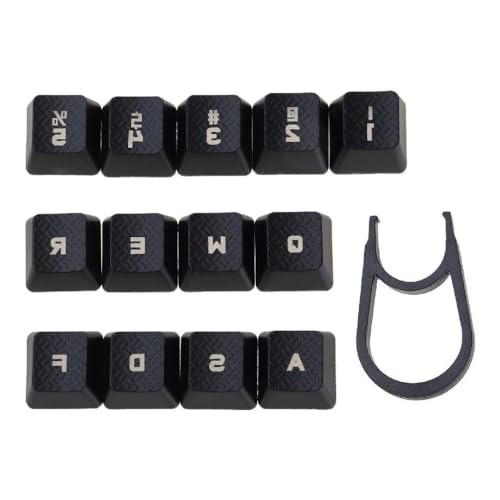 13 Stück Rutschfeste Tastenkappen Mit Hintergrundbeleuchtung Und Textur Für Tastenabdeckungen Für Mechanische Gaming Tastatur Romer G G910 G810 G413 G310 G910 Tastatur Schlüsselschalter Abdeckung G von KieTeiiK