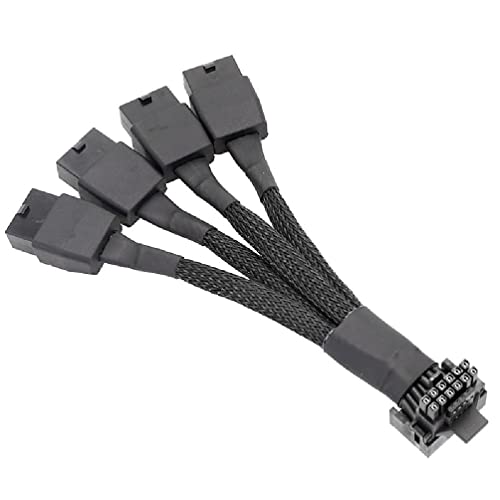 3 x 8 Pin auf 16 Pin PCIE 5.0 Adapterleitung für CPU RTX4090 RTX4080 12VHPWR 90 Grad Winkel auf 3 x 8 Pin 4 x 8 Pin Konverter 15 cm 3 x 8 Pin 4 x 8 Pin auf 16 Pin Grafikkarte Netzteil 8 Pin Adapter von KieTeiiK