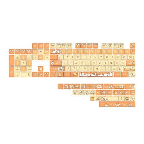 KieTeiiK 130PBT Hitzesublimation XDA Profil Tastenkappe Für Mechanische Tastaturen Glattes Und Ölbeständiges PBT Tastenkappen Zubehör Zubehör Für Mechanische Gaming Tastaturen von KieTeiiK