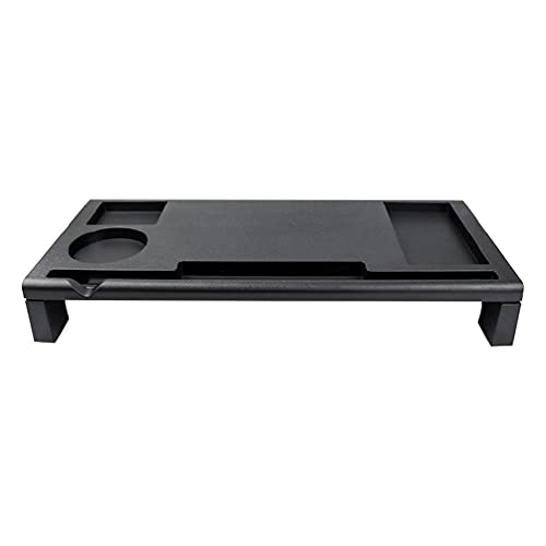 KieTeiiK Robuster Monitor Bildschirmständer Ergonomisches Design Aufbewahrungsregal ABS Telefonhalter Aufbewahrungsregal Für Desktop Computer Monitor Stehpult Monitorständer Weißer Computer 2 von KieTeiiK