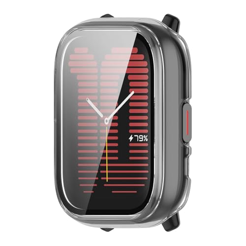 KieTeiiK Schlanke Schutzhülle Zuverlässiger Schutz. Schlanke Und Funktionale Abdeckung Für Aktive Smartwatch Schützt Bildschirm Und Kanten. Aktives Uhrengehäuse PC + Glasgehäuse Uhrenrahmenschutz KieTeiiK Schlanke Schutzhülle Zuverlässiger Schutz. Schlanke Und Funktionale Abdeckung Für Aktive Smartwatch Schützt Bildschirm Und Kanten. Aktives Uhrengehäuse PC + Glasgehäuse Uhrenrahmenschutz von KieTeiiK