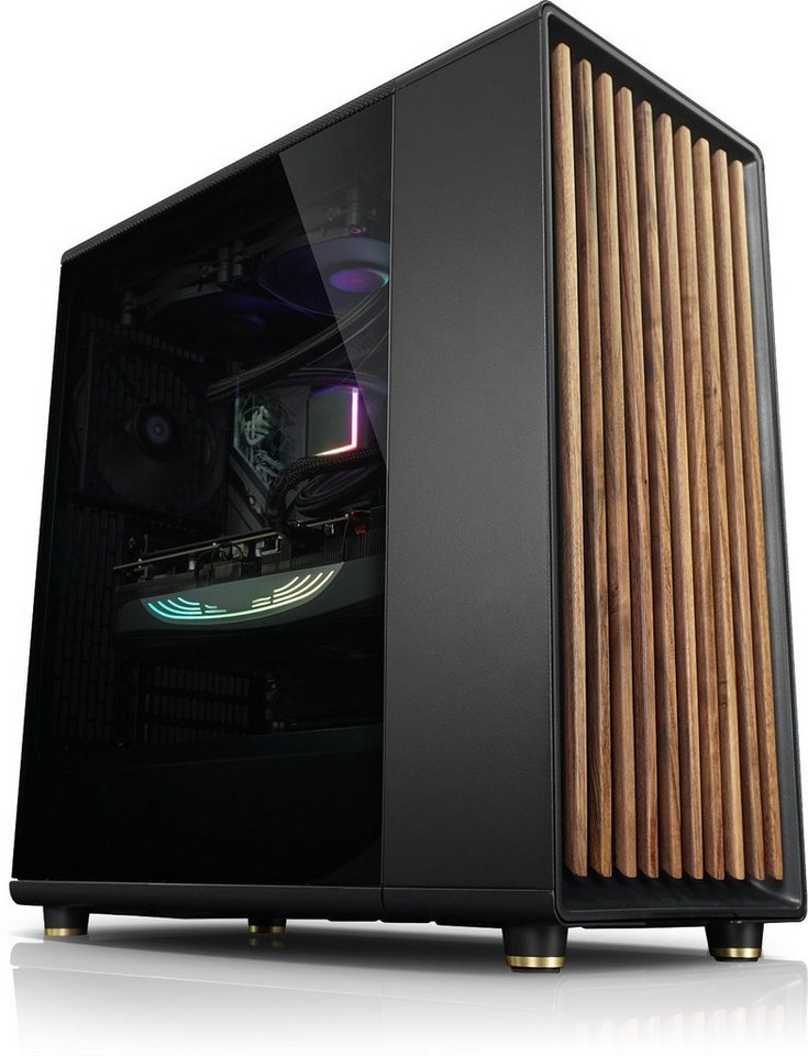 Kiebel Black Forest Dark 12 Gaming-PC (Intel Core i7 Intel Core i7-12700KF, RTX 4070 Ti SUPER, 32 GB RAM, 2000 GB SSD, Wasserkühlung, WLAN) von Kiebel