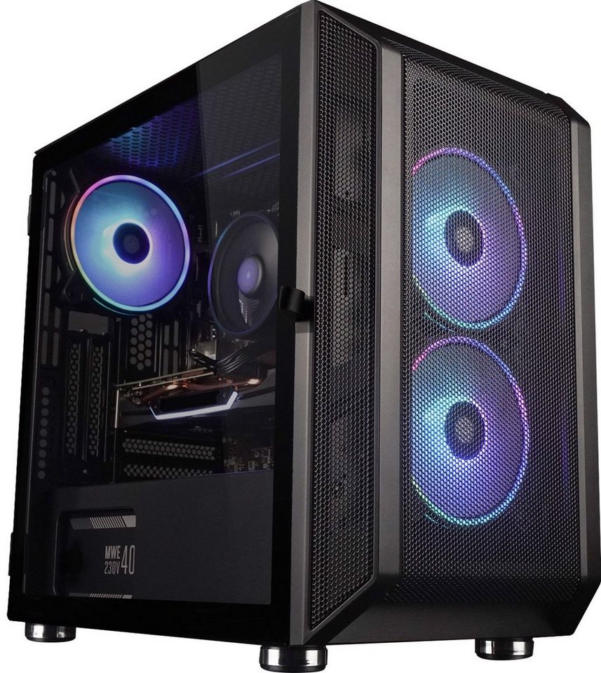 Kiebel Citadel V Gaming-PC (AMD Ryzen 5 AMD Ryzen 5 5500, RTX 3050, 16 GB RAM, 1000 GB SSD, Luftkühlung, ARGB-Beleuchtung) von Kiebel