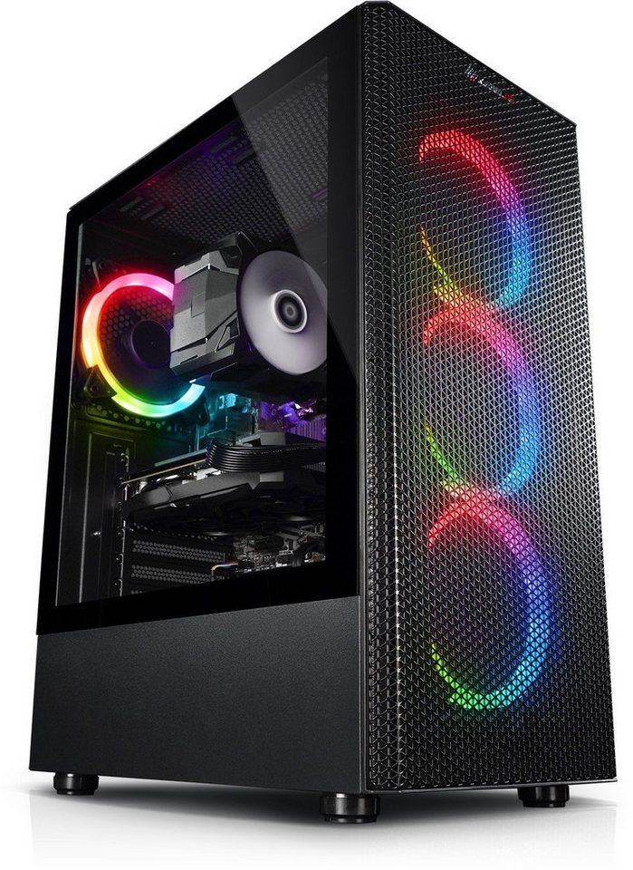 Kiebel Cobra V Gaming-PC (AMD Ryzen 5 AMD Ryzen 5 5600X, RTX 4060 Ti, 16 GB RAM, 1000 GB HDD, 500 GB SSD, Luftkühlung, ARGB-Beleuchtung) von Kiebel