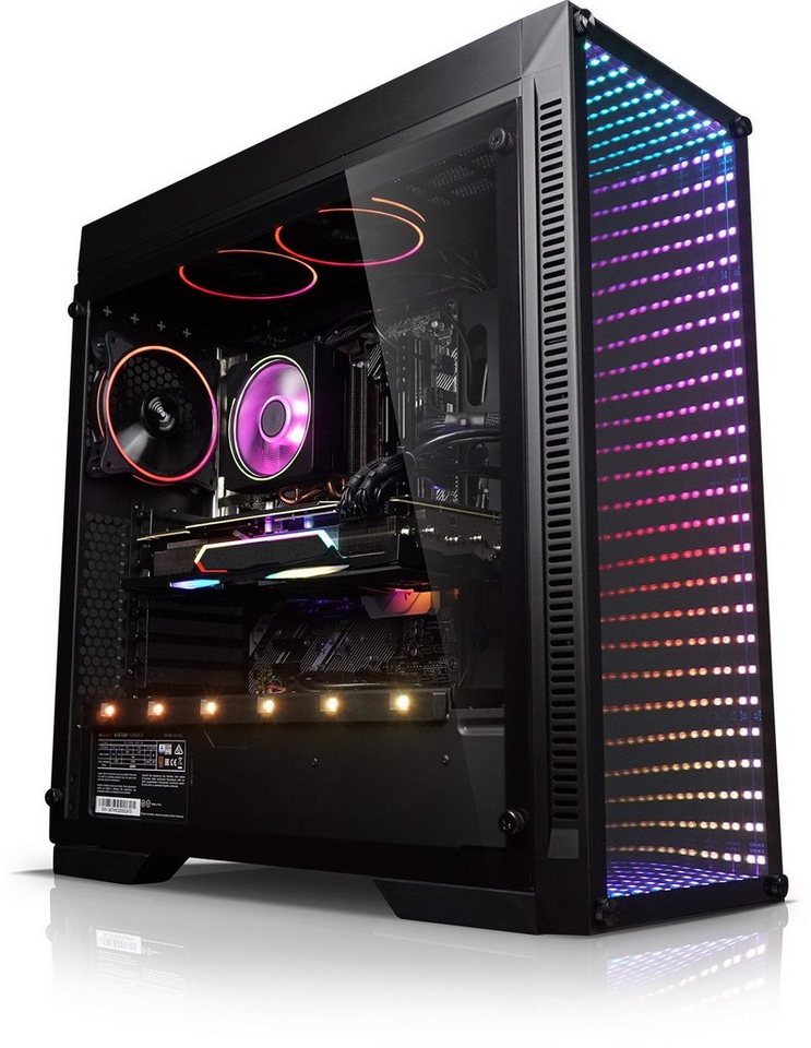 Kiebel Hunter V Gaming-PC (AMD Ryzen 5 AMD Ryzen 5 5600X, RTX 4070, 32 GB RAM, 2000 GB SSD, Luftkühlung, RGB-Beleuchtung) von Kiebel