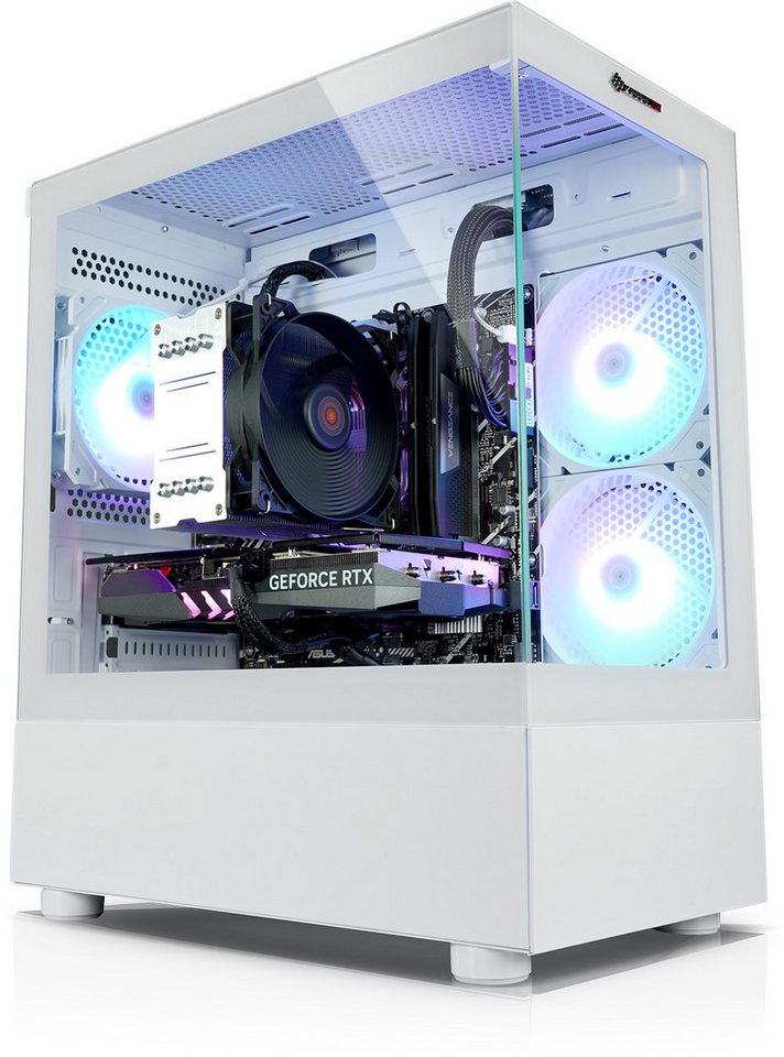 Kiebel InvaderXS 14 Gaming-PC (Intel Core i5 Intel Core i5-14400F, RTX 4060, 32 GB RAM, 1000 GB SSD, Luftkühlung, ARGB-Beleuchtung) von Kiebel
