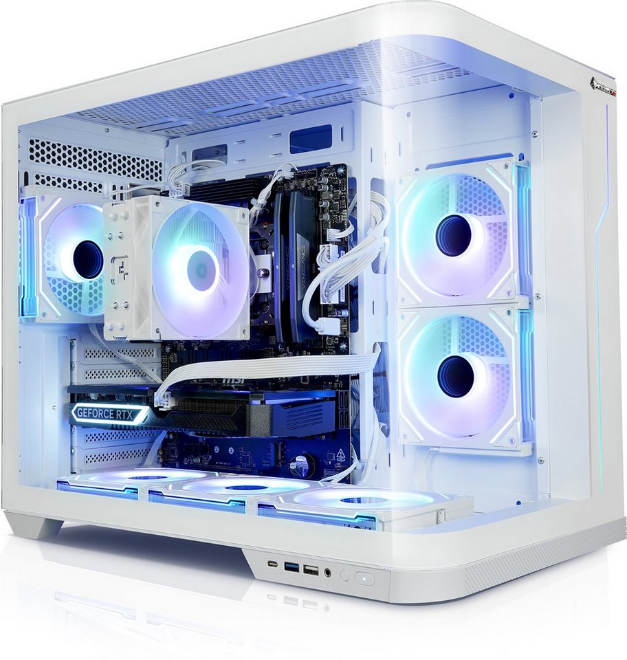 Kiebel Panorama Curve 14 Gaming-PC (Intel Core i5 Intel Core i5-14400F, RTX 3050, 32 GB RAM, 1000 GB SSD, Luftkühlung, ARGB-Beleuchtung) von Kiebel