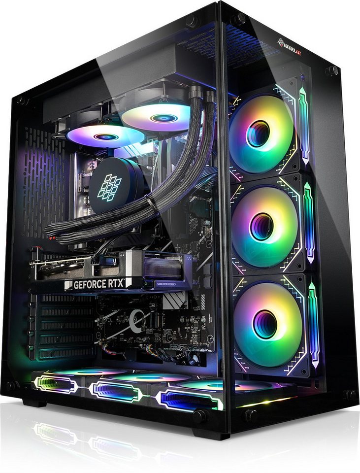 Kiebel Panorama 12 Gaming-PC (Intel Core i7 Intel Core i7-12700KF, RTX 4060, 32 GB RAM, 1000 GB SSD, Wasserkühlung, RGB-Beleuchtung) von Kiebel