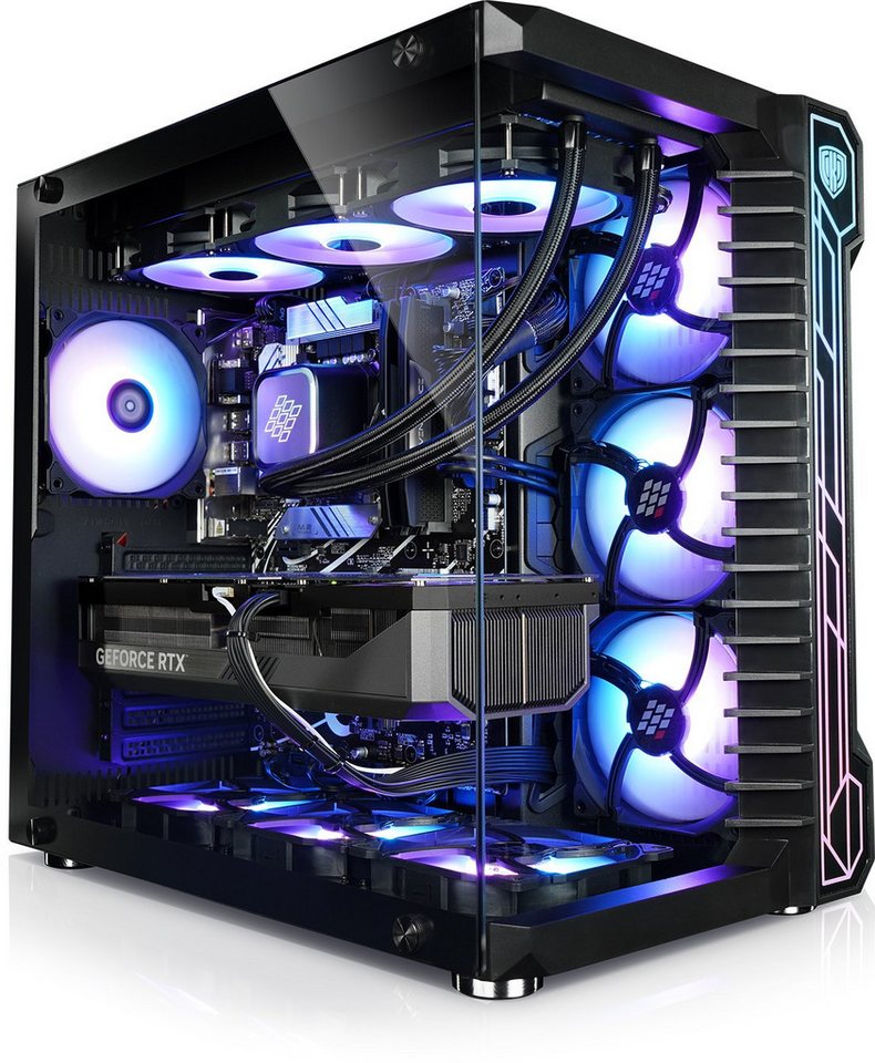 Kiebel Panorama XL 13 Gaming-PC (Intel Core i9 Intel Core i9-13900KF, RTX 4090, 64 GB RAM, 2000 GB SSD, Wasserkühlung, WLAN, RGB-Beleuchtung) von Kiebel