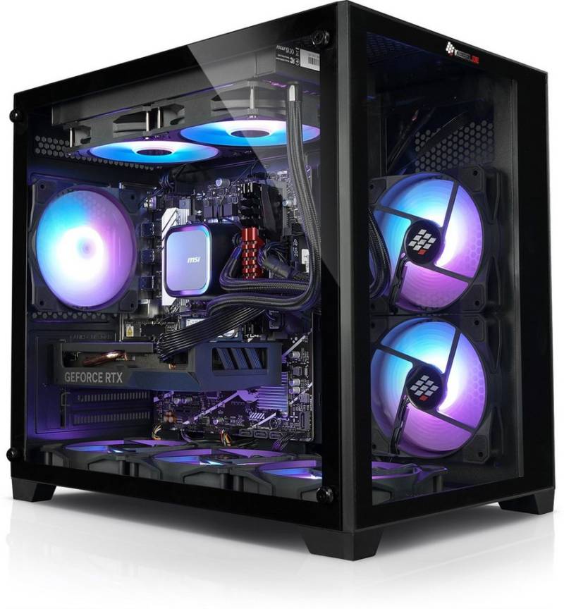 Kiebel Panorama XS Gaming-PC (Intel Core i9 Intel Core i9-12900KF, RTX 4060, 32 GB RAM, 1000 GB SSD, Wasserkühlung, RGB-Beleuchtung) von Kiebel