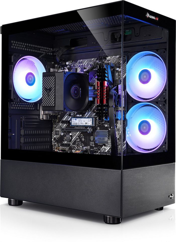 Kiebel Speed V Gaming-PC (AMD Ryzen 7 AMD Ryzen 7 5700G, Radeon Vega, 16 GB RAM, 1000 GB SSD, Luftkühlung, ARGB-Beleuchtung, WLAN) von Kiebel