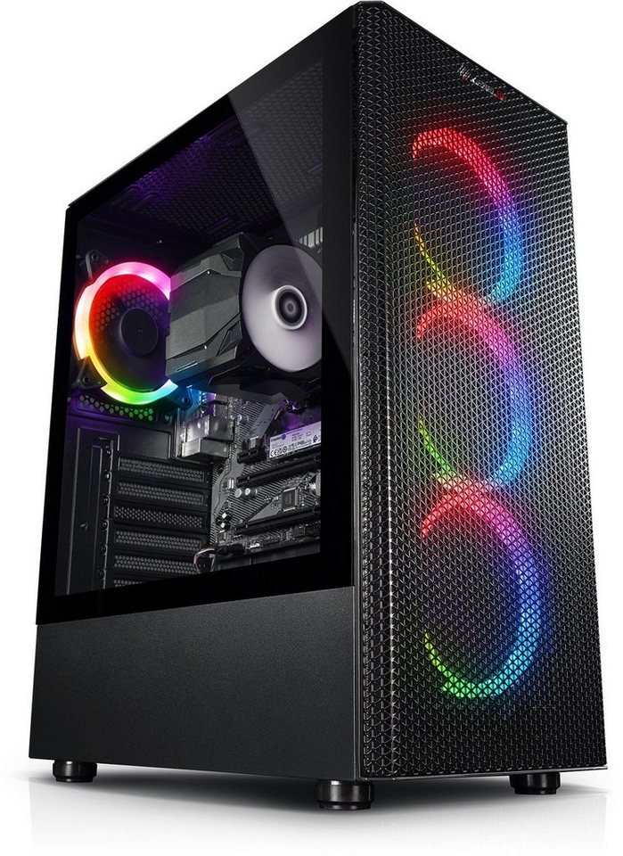 Kiebel Starter PC (AMD Ryzen 5 AMD Ryzen 5 4600G, Radeon Vega, 32 GB RAM, 2000 GB SSD, Luftkühlung, ARGB-Beleuchtung) von Kiebel