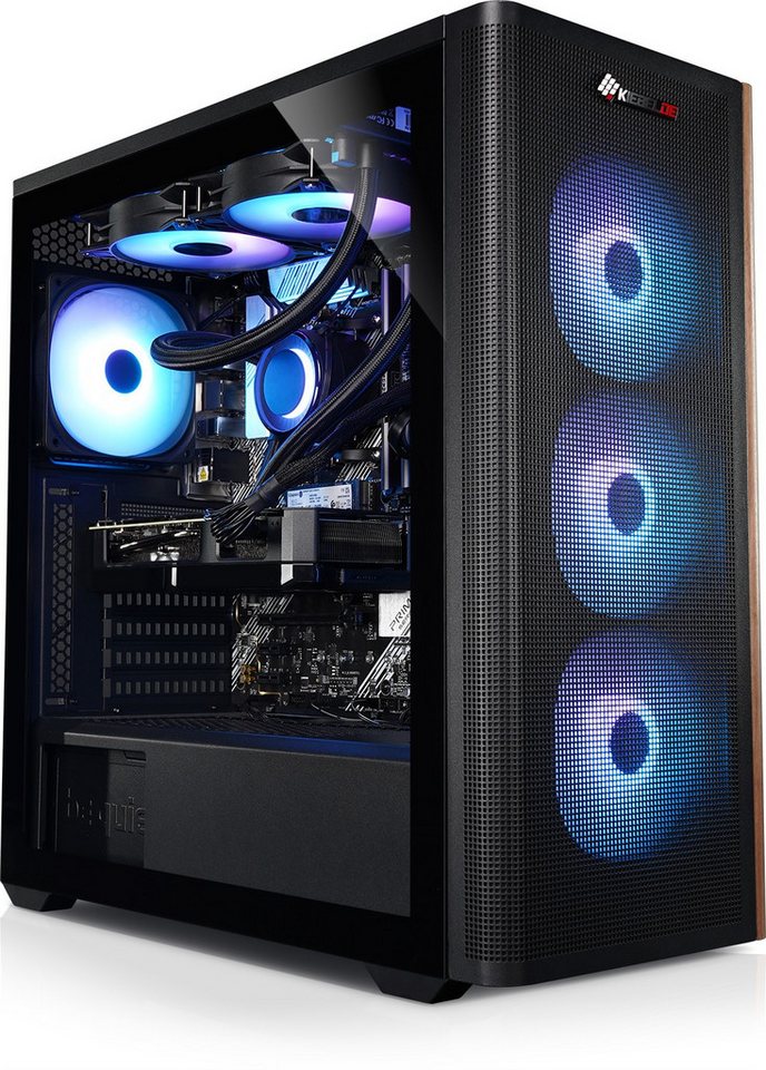 Kiebel Wooden 14 Gaming-PC (Intel Core i7 Intel Core i7-14700KF, RTX 5060 Ti, 32 GB RAM, 1000 GB SSD, Wasserkühlung, ARGB-Beleuchtung, WLAN) von Kiebel