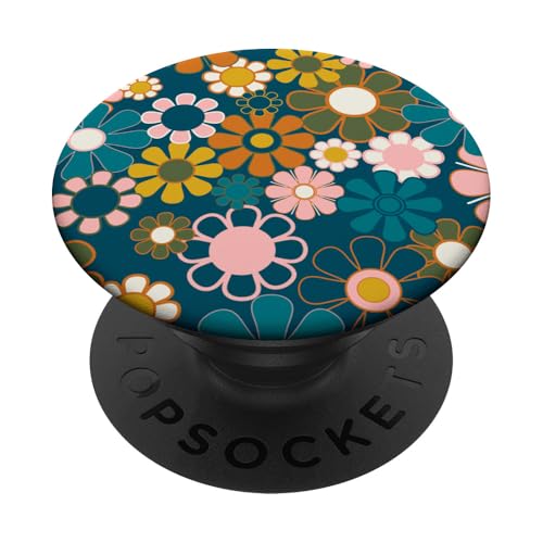 60er 70er Jahre Ästhetisch Blumig PopSockets Klebender PopGrip 60er 70er Jahre Ästhetisch Blumig PopSockets Klebender PopGrip von Kierkegaard Design Studio
