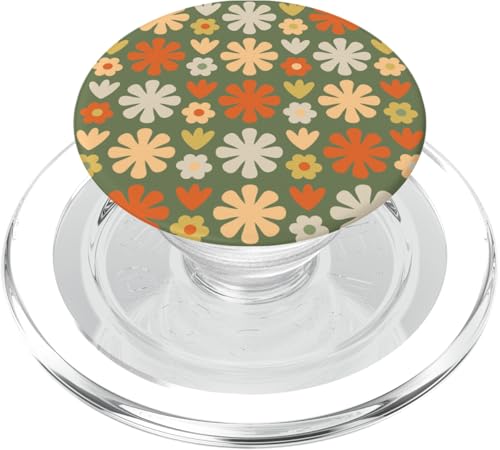 Blumig 60er 70er Jahre Ästhetik PopSockets PopGrip für MagSafe von Kierkegaard Design Studio