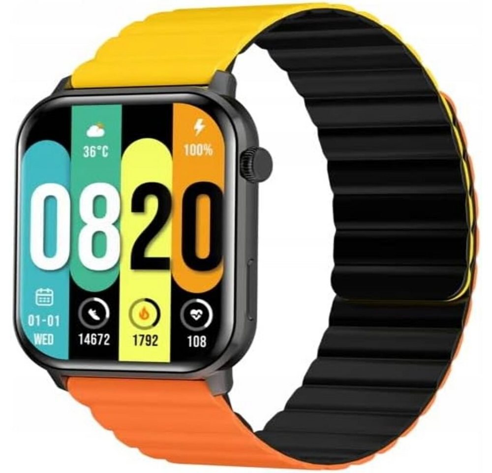 Kieslect Smartwatch (1,78 Zoll, Android, iOS), Bluetooth-Anruf,IP68 Wasserdicht, mit Herzfrequenz SpO2, Schlafmonitor von Kieslect