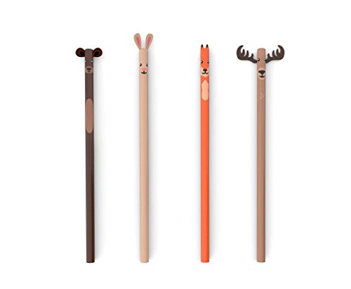 Kikkerland 4347 Woodland Bleistift S/4 Kikkerland 4347 Woodland Bleistift S/4 von Kikkerland