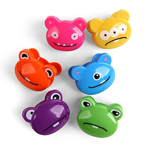 Kikkerland Bag Clips 6 Set + Crazy Monsters von Kikkerland