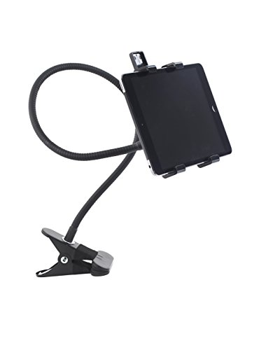 KIKKERLAND Tablet-Halterung mit Schwanenhals, ausziehbar bis zu 80 cm, 360°-Winkel und Drehung, Schwarz KIKKERLAND Tablet-Halterung mit Schwanenhals, ausziehbar bis zu 80 cm, 360°-Winkel und Drehung, Schwarz von Kikkerland
