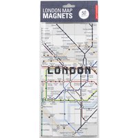 Kikkerland London Map Magnets von Kikkerland