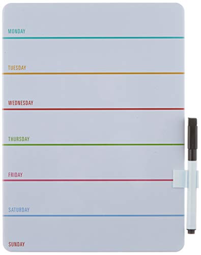 Kikkerland MH70 Tafel, Plastik, Weiß, 24,1cm x 17,8cm x 0,5cm. Kikkerland MH70 Tafel, Plastik, Weiß, 24,1cm x 17,8cm x 0,5cm. von Kikkerland