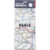 Kikkerland Paris Map Magnets von Kikkerland