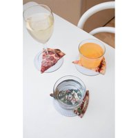 Pizza Coaster Set Pizza Coaster Set von Kikkerland