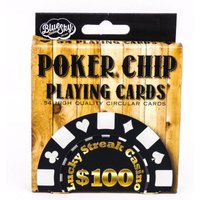 Poker Chip Circular Playing Cards Poker Chip Circular Playing Cards von Kikkerland
