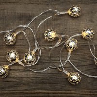 Silver Globe Lights von Kikkerland