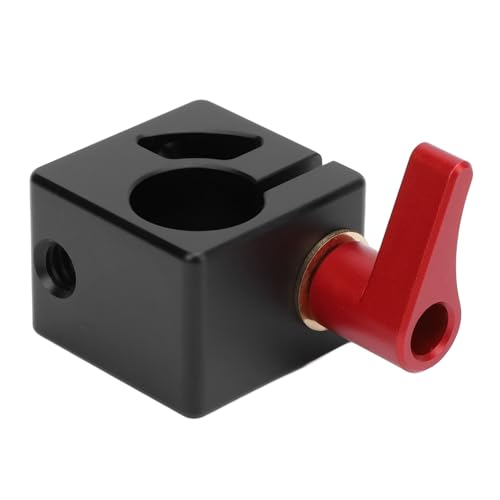 15 Mm Einzelstangenklemme, 1/4 Zoll, 3/8 Zoll Gewinde, Sichere Verbindung, Schnellverschluss, Aluminiumlegierung für Kamera-Stützsystem, Schulter-Rig, Stativ, DSLR-Schiene 15 Mm Einzelstangenklemme, 1/4 Zoll, 3/8 Zoll Gewinde, Sichere Verbindung, Schnellverschluss, Aluminiumlegierung für Kamera-Stützsystem, Schulter-Rig, Stativ, DSLR-Schiene von Kikumi