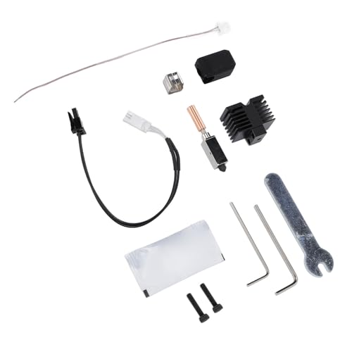 Hotend Kit Keramik Extruder Druckkopf Ersatz Baugruppe Gehärtete Stahl Düse für QIDI X Maximal 3 Plus3 3D Printet von Kikumi