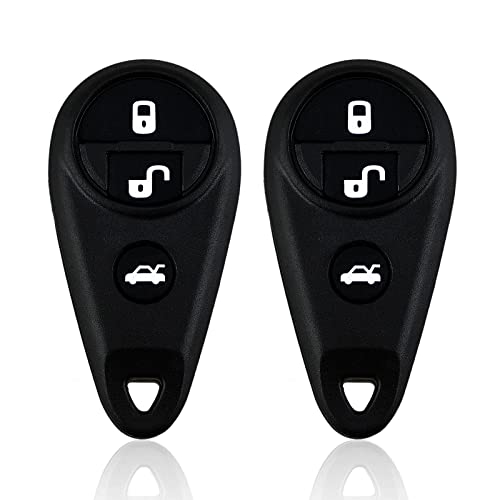 Kilessgo Passend für Subaru Impreza Legacy Outback Tribeca WRX Forester 2008 2009 2010 2011 Schlüsselanhänger NHVWB1U711 433 MHz 4 Tasten (2 Stück) von Kilessgo