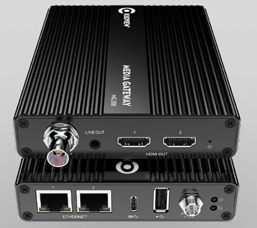 Kiloview MG300 V2 4K NDI-HX/SRT/RTSP/HLS to SDI/HDMI Decoder von Kiloview