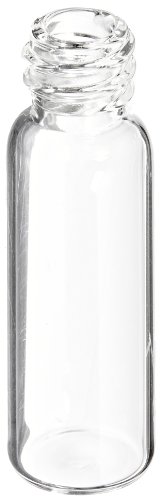 KIMBLE Borosilikat Glas klar Gewinde Probe Flakon OHNE Verschluss, 1.5 Drams Capacity, farblos, 200 von Kimble