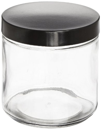 KIMBLE Typ III Soda Lime Glas transparent Weithals gerade-seitige Gläser mit GPI Gewinde Gap, 125ml Capacity, farblos, 24 von Kimble