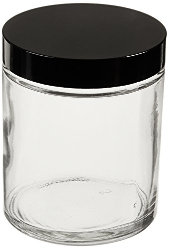 KIMBLE Typ III Soda Lime Glas transparent Weithals gerade-seitige Gläser mit GPI Gewinde Gap, 125ml Capacity, farblos, 24 von Kimble