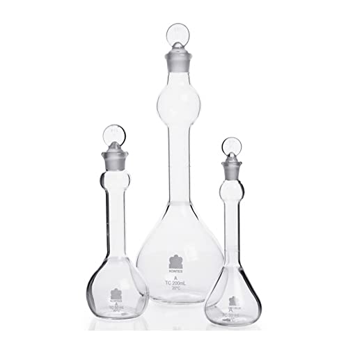 Kimble 623010-0030 Borosilicate Glass Volumetric Flask, 30 ml Capacity von Kimble