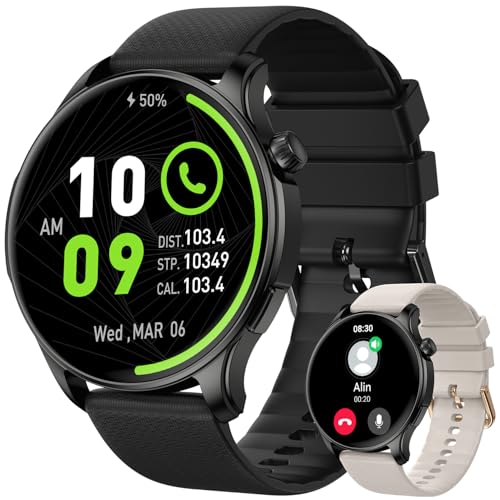 Smartwatch Herren Damen Fitnessuhr Armbanduhr: Fitness tracker mit Telefonfunktion Anruf Wasserdicht Smart Watch mit Herzfrequenz Schlafmonitor Schrittzähler Uhren Sportuhr für Android iOS Schwarz55 Smartwatch Herren Damen Fitnessuhr Armbanduhr: Fitness tracker mit Telefonfunktion Anruf Wasserdicht Smart Watch mit Herzfrequenz Schlafmonitor Schrittzähler Uhren Sportuhr für Android iOS Schwarz55 von Kimeag