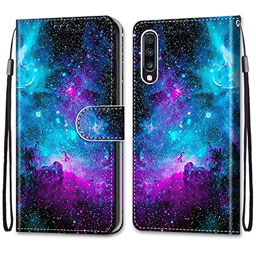 KimsCase Schutzhülle für Samsung Galaxy A70, Klappdeckel, Magnetkartenhalter, Brieftasche, Leder, Motiv: lustig, stoßfest, Silikon, Bumper aus PU-Leder, Kickstand Cover von KimsCase